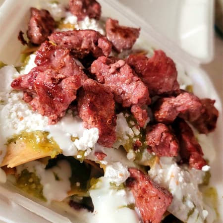 Chilaquiles Arrachera