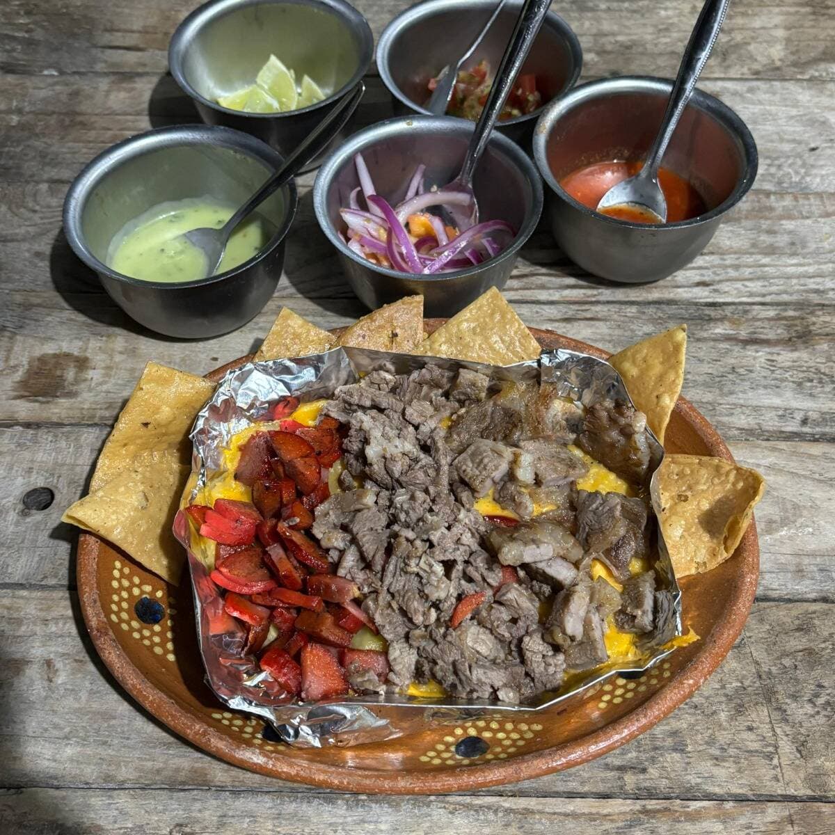 Papas Asada Combinación 2 o 3 Carnes