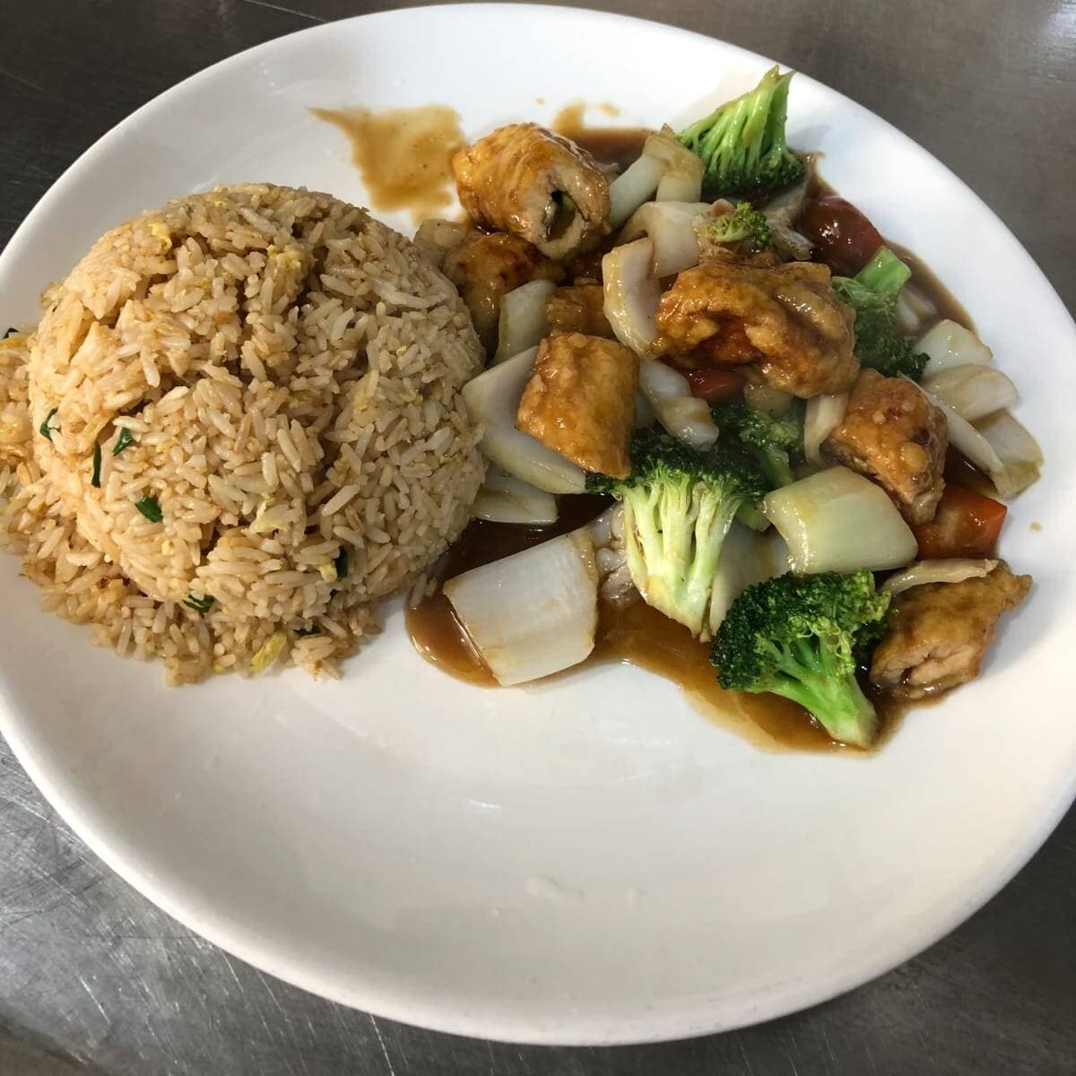 Pollo con Verdura