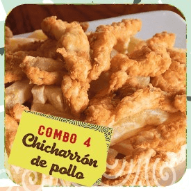 Chicharrón de Pollo (combo 4)