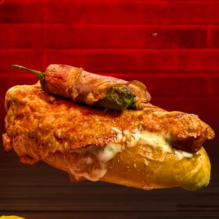 Hot Dog Costra de Queso