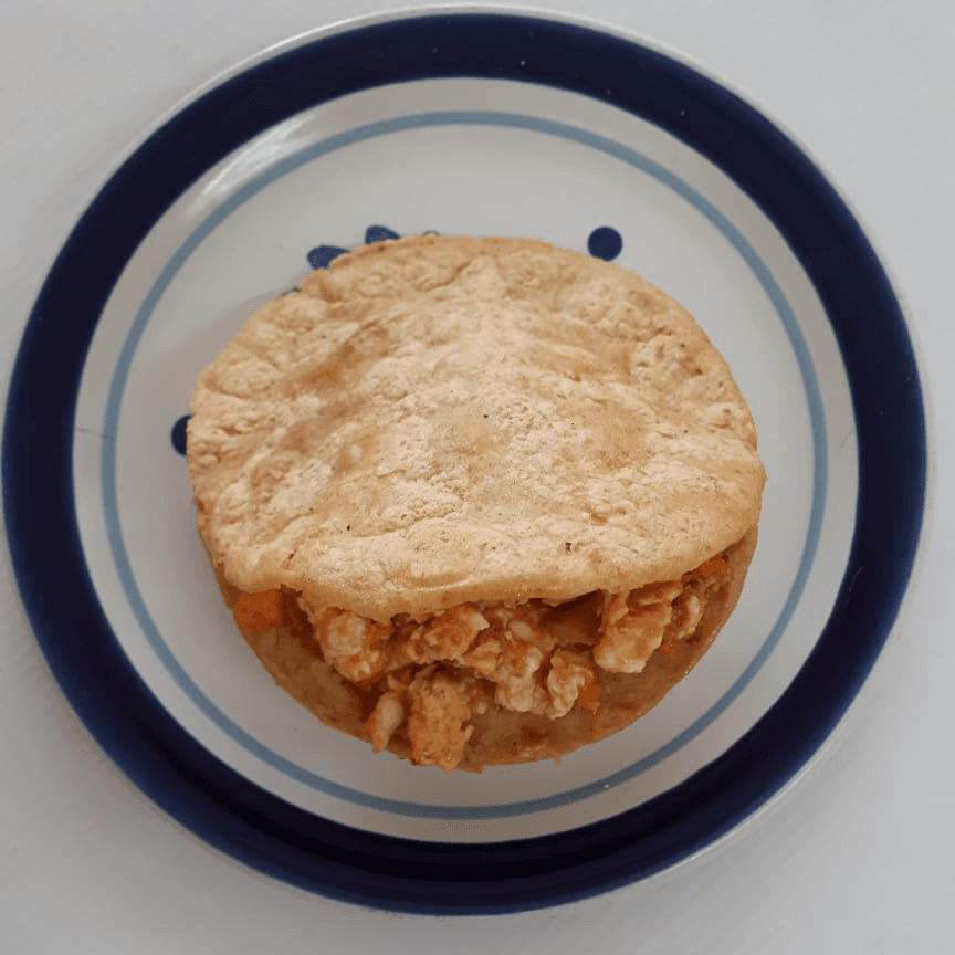 Gordita de Huevo con Jamón