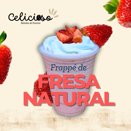 Frappé Fresa Natural
