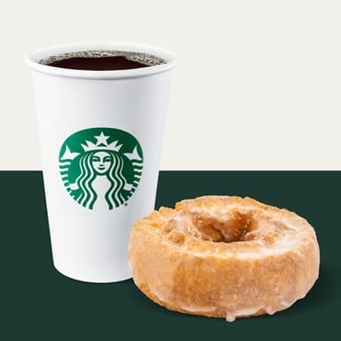 Café del Día + Dona Glaseada