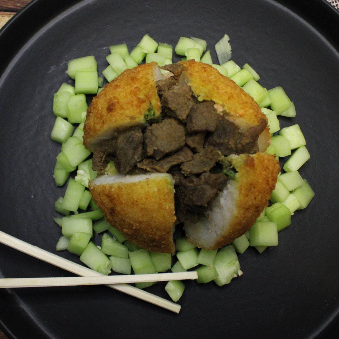 Bola de Arroz de Res