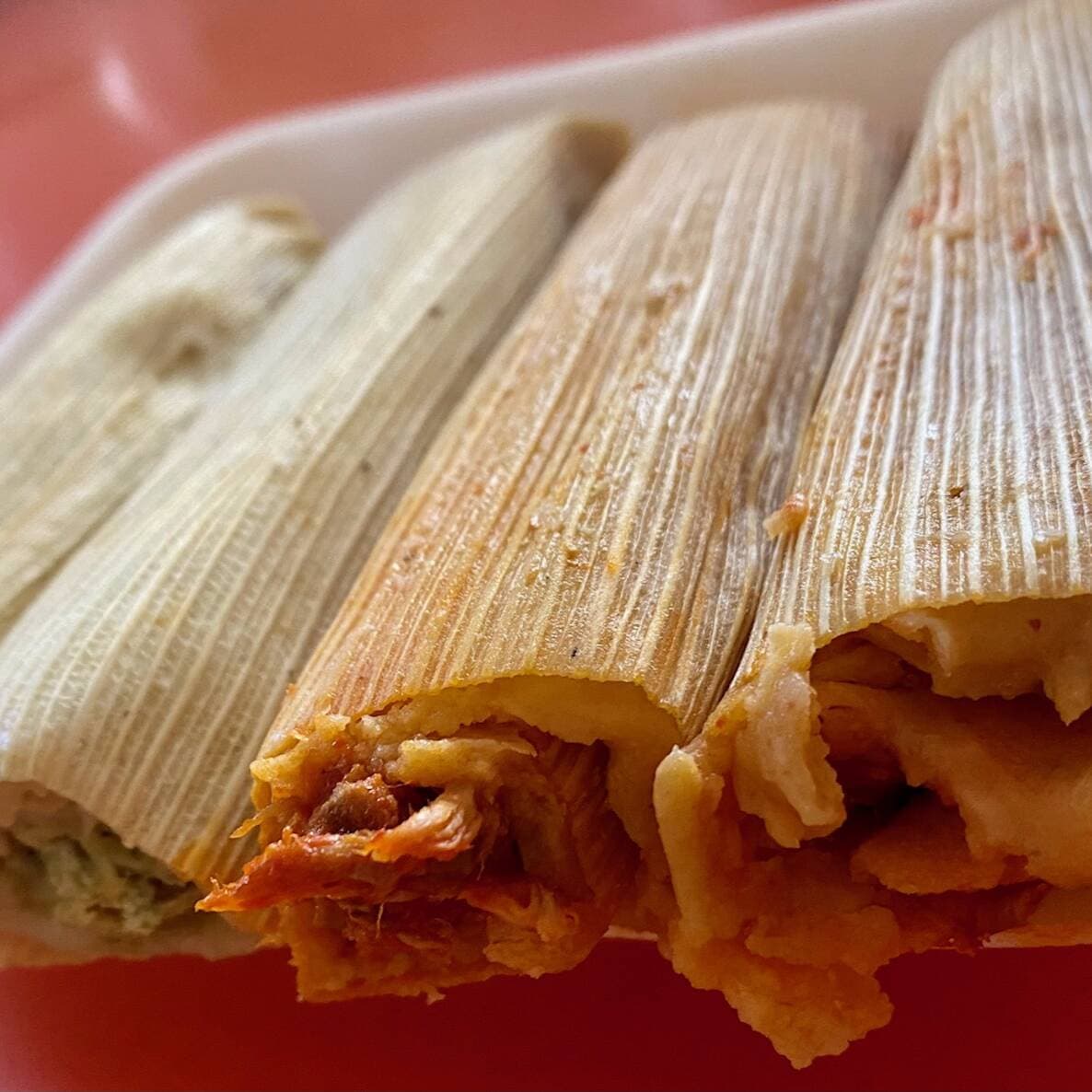 Tamal de pollo verde
