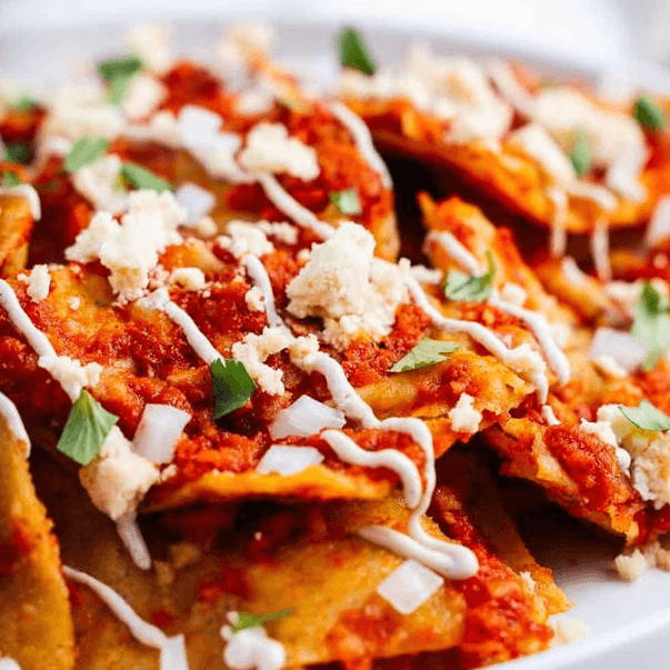 Ordèn de Chilaquiles Rojos