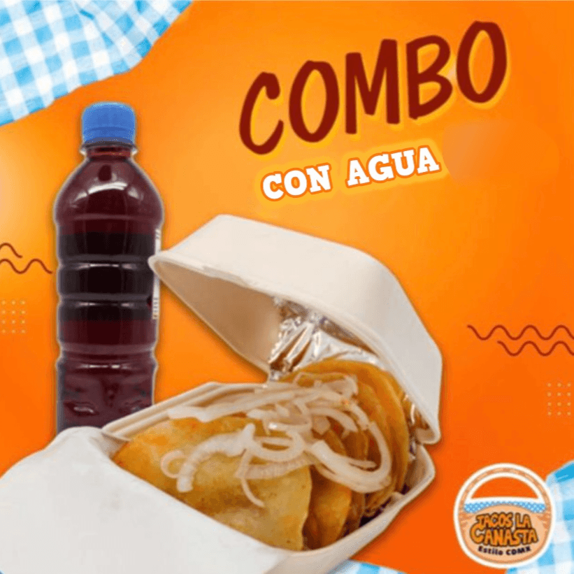 Combo con Agua Jamaica