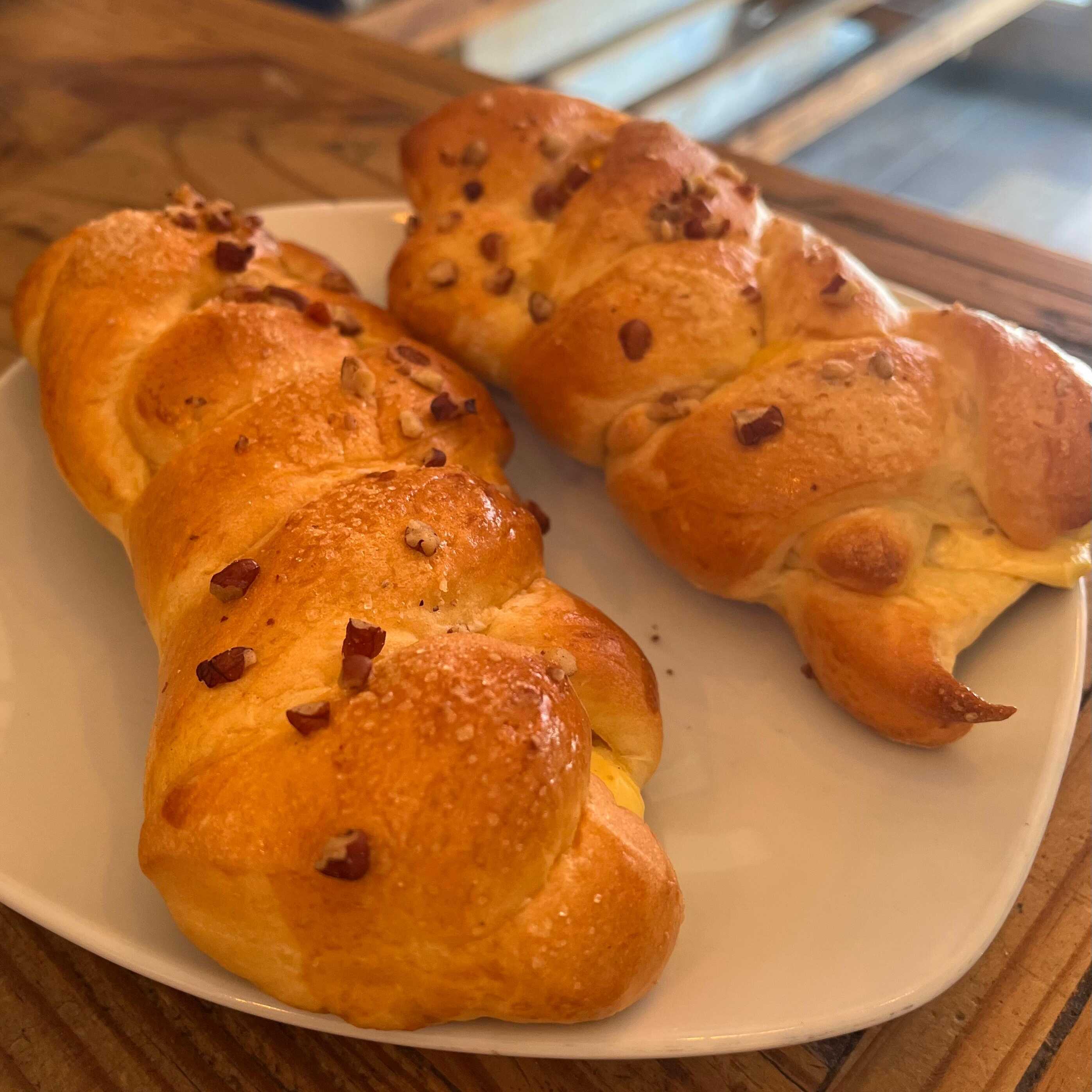Trenza crema pastelera