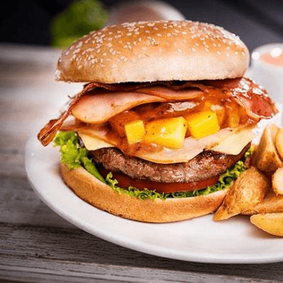 Hamburguesa Hawaiana