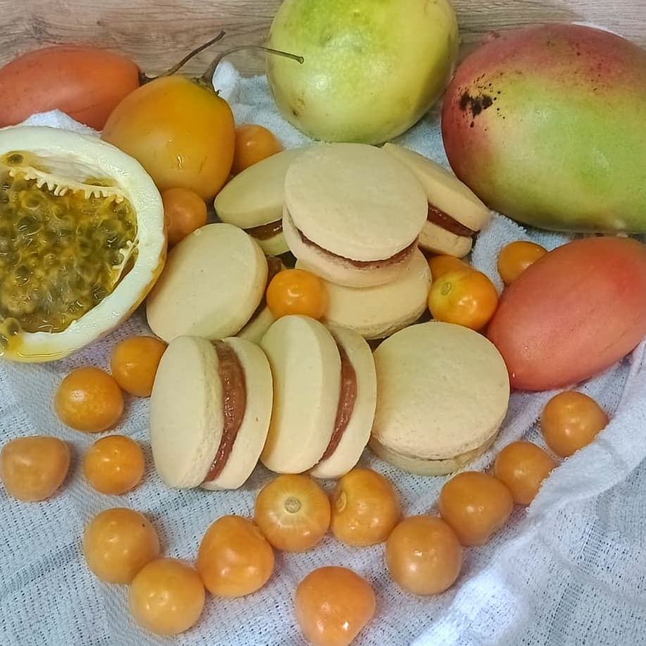Alfajores Frutos Amarillos (Medianos) X8
