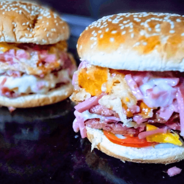 Hamburguesa Hawaiana