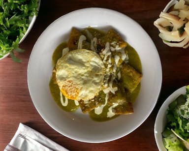 Chilaquiles Rellenos Verdes