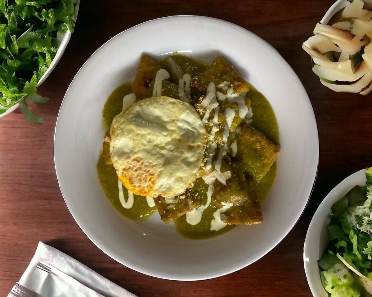 Chilaquiles Rellenos Verdes