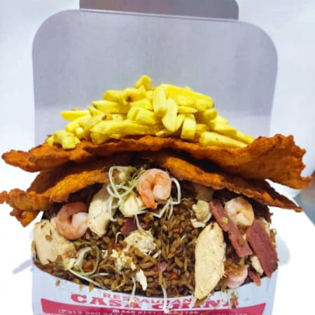 Combo Arroz Chino y Chuleta (4 Pers)