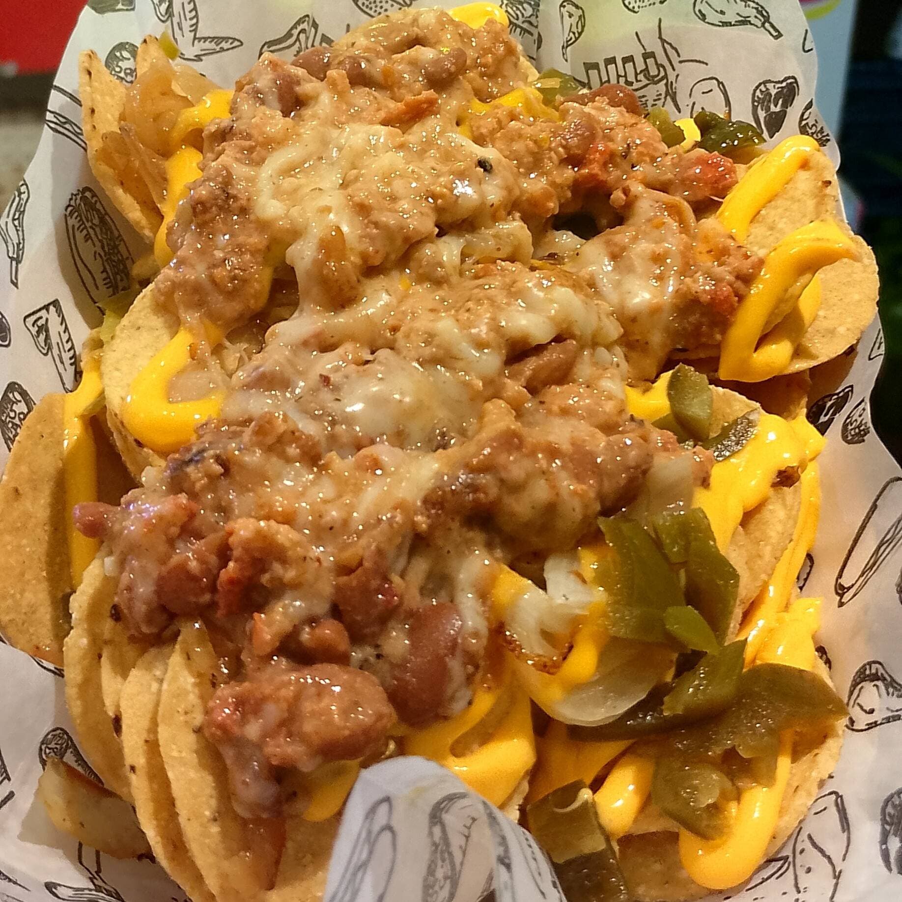 Nachos con Chillibeans