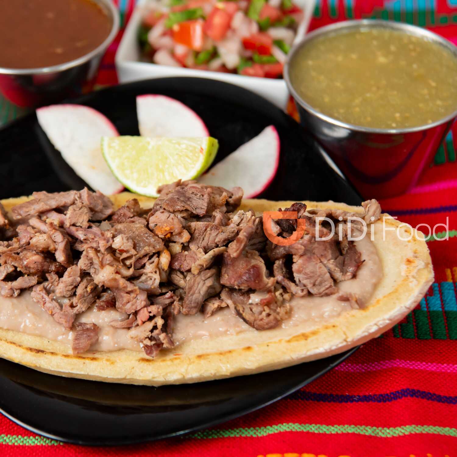 huarache BISTEC SALSA VERDE + JAMAICA 500 ML
