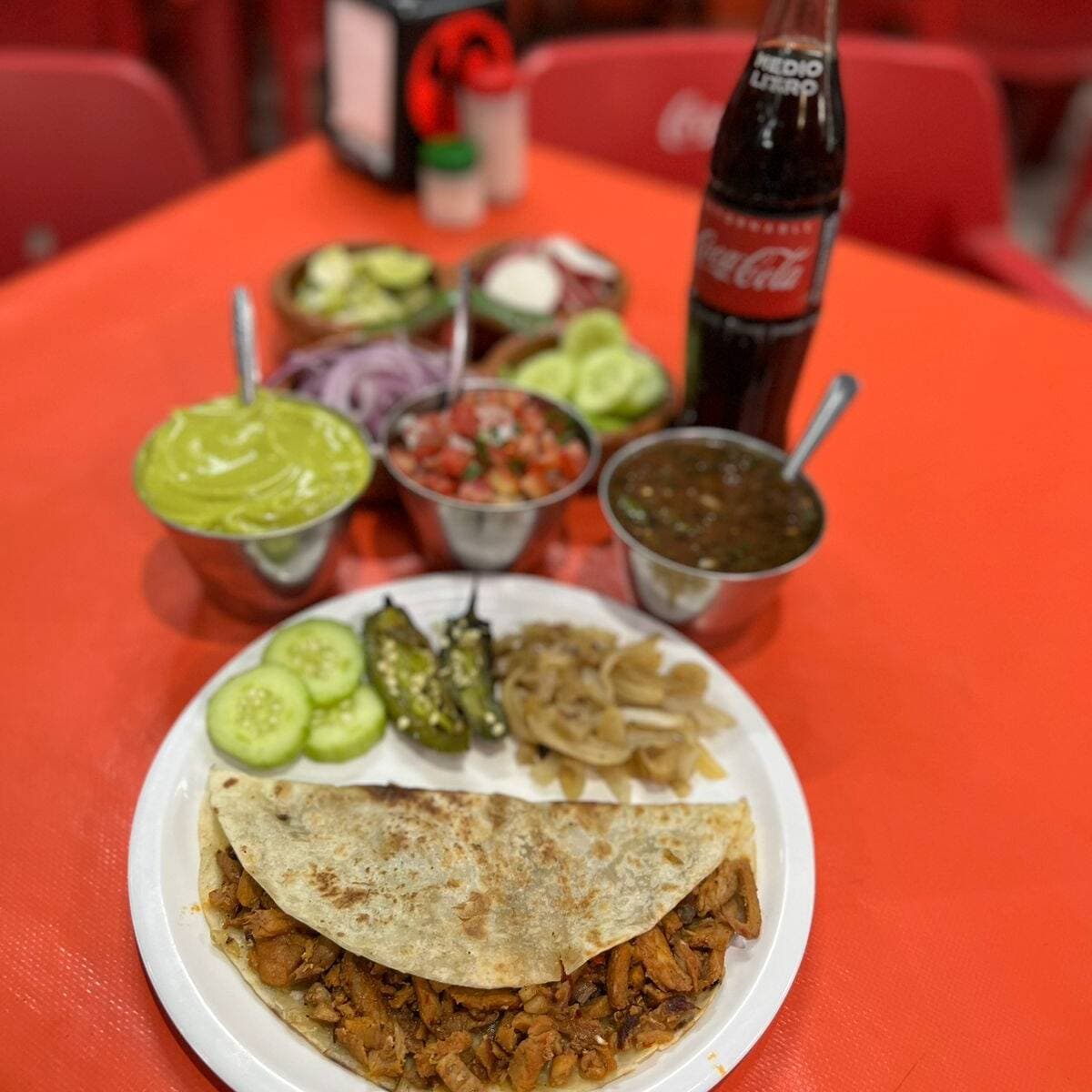 Quesadilla de Harina de Pastor