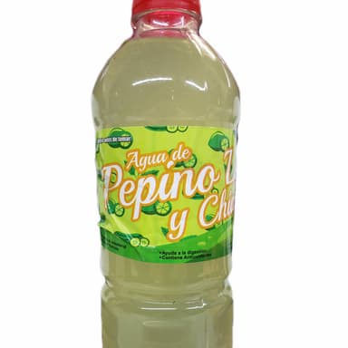 Agua de Pepino Limón y Chía
