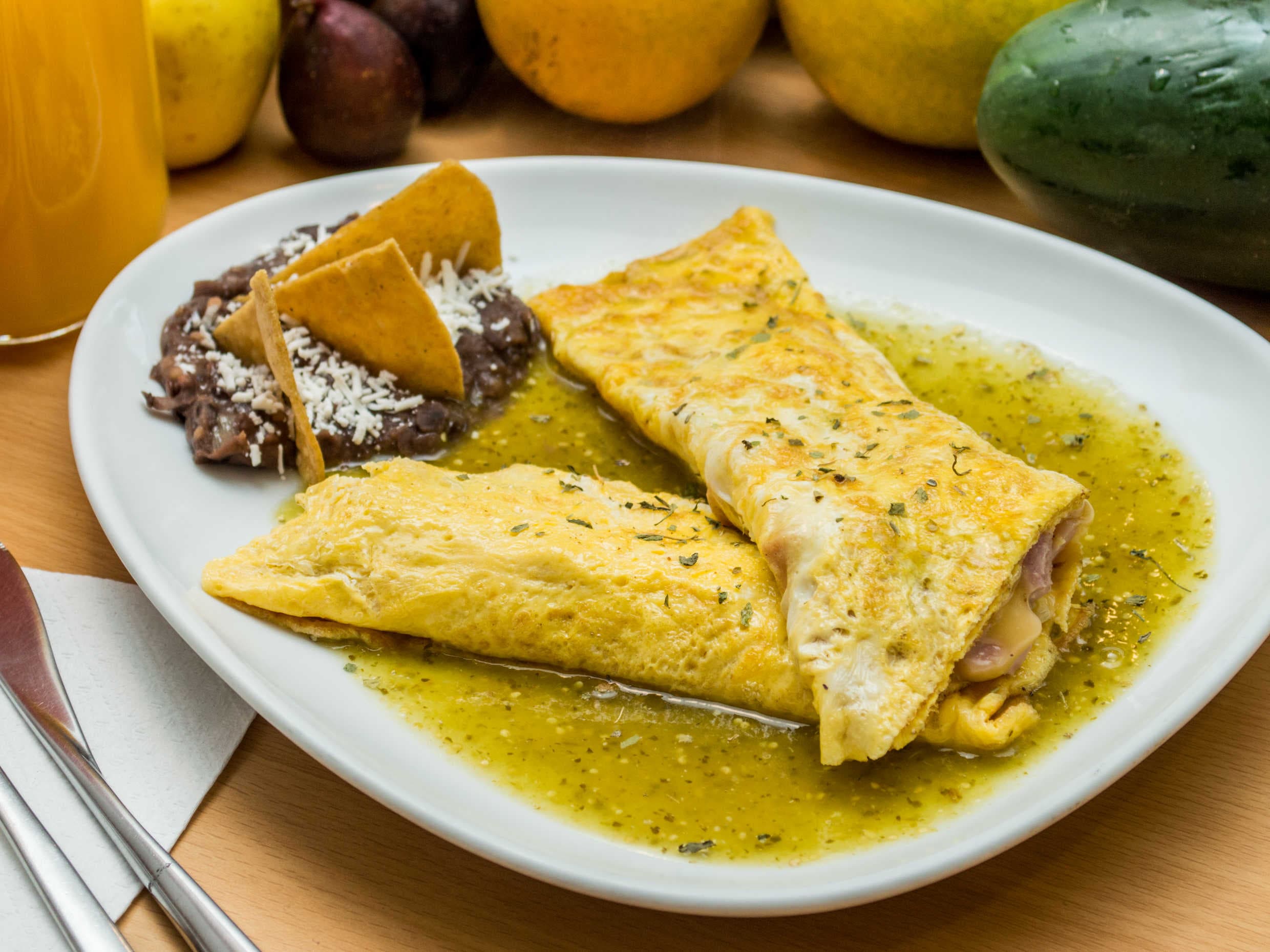 Omelette con Jamón