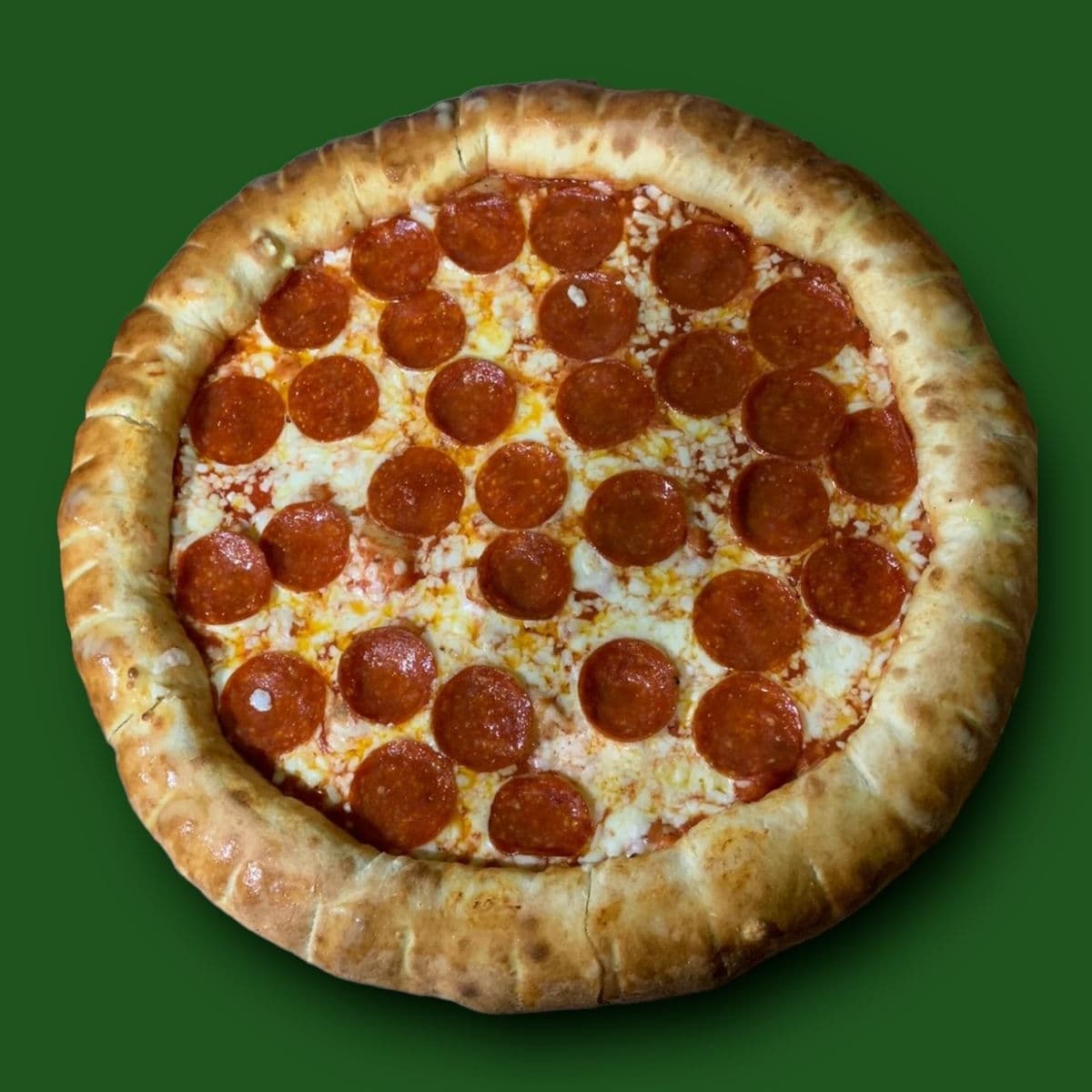 Pizza de Peperoni con Orilla Rellena Extra Grande
