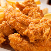 pieza de pollo frito