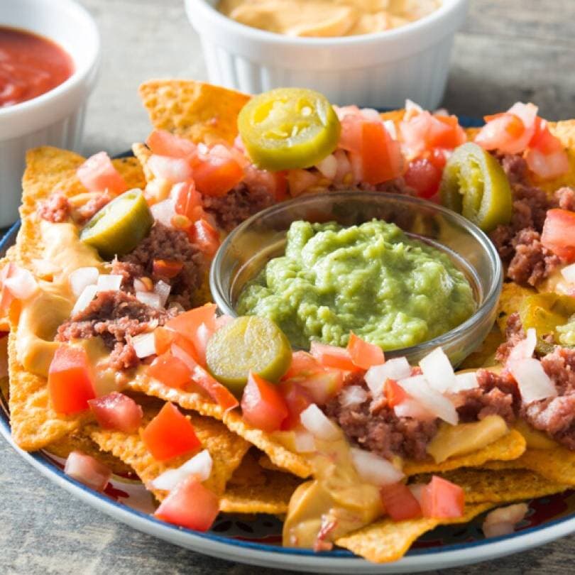 Nachos con Birria