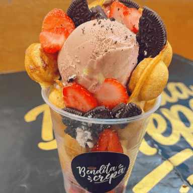 Wowffles Oreo y Fresa 🍓🍪
