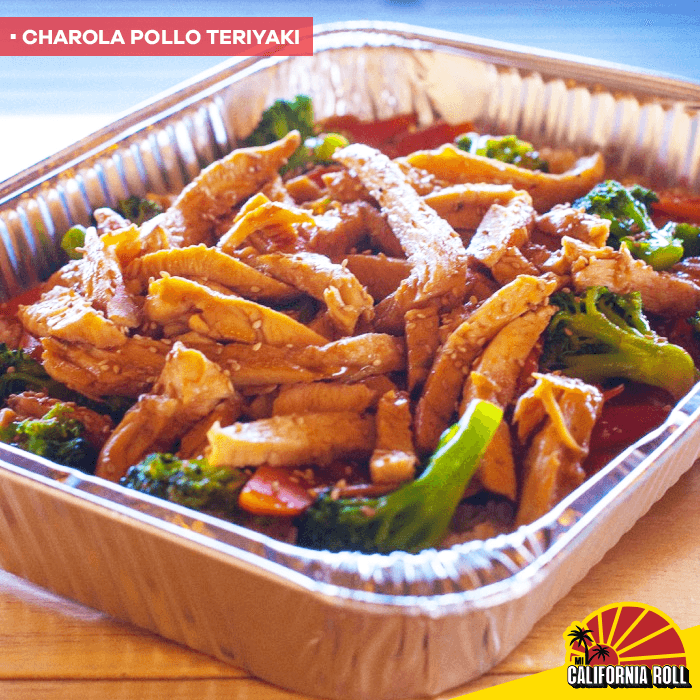 CHAROLA TERIYAKI DE POLLO
