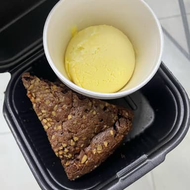 Brownie con Nieve