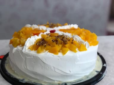 Tres Leches con Duraznos en Almíbar