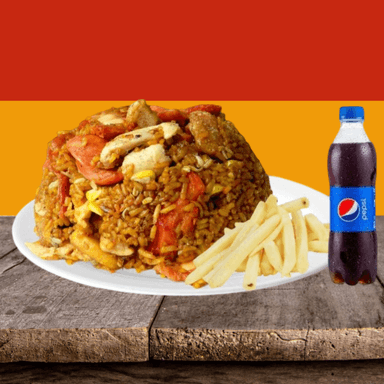 Combo Express Arroz + Papas+Gaseosa