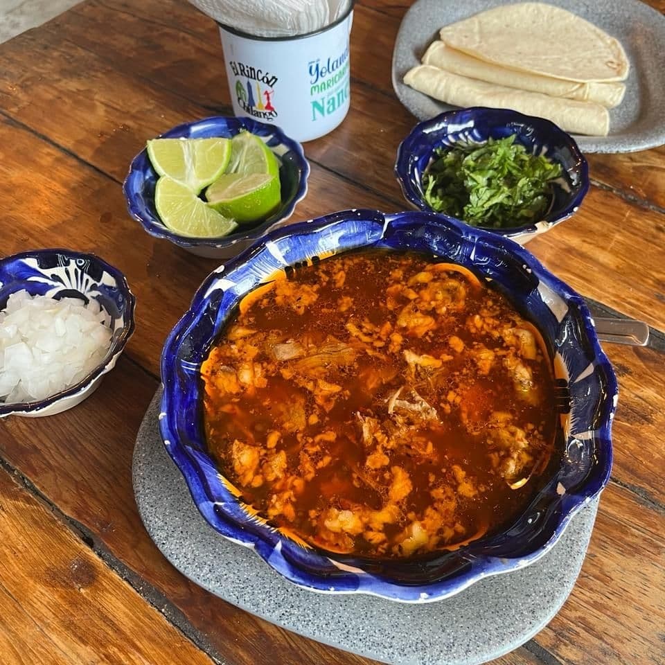 Consomé con Carne de Borrego