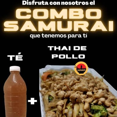 Combo Thai de Pollo y Brócoli + Té