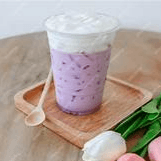 Taro Ice latte