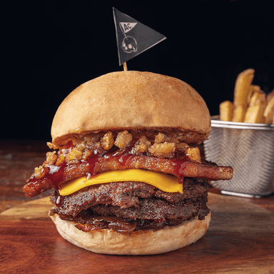 Hamb.. Doble Crispy Bacon en Combo