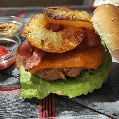 Hamburguesa Hawaiana