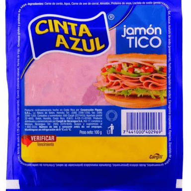 Jamon Tico Cinta Azul