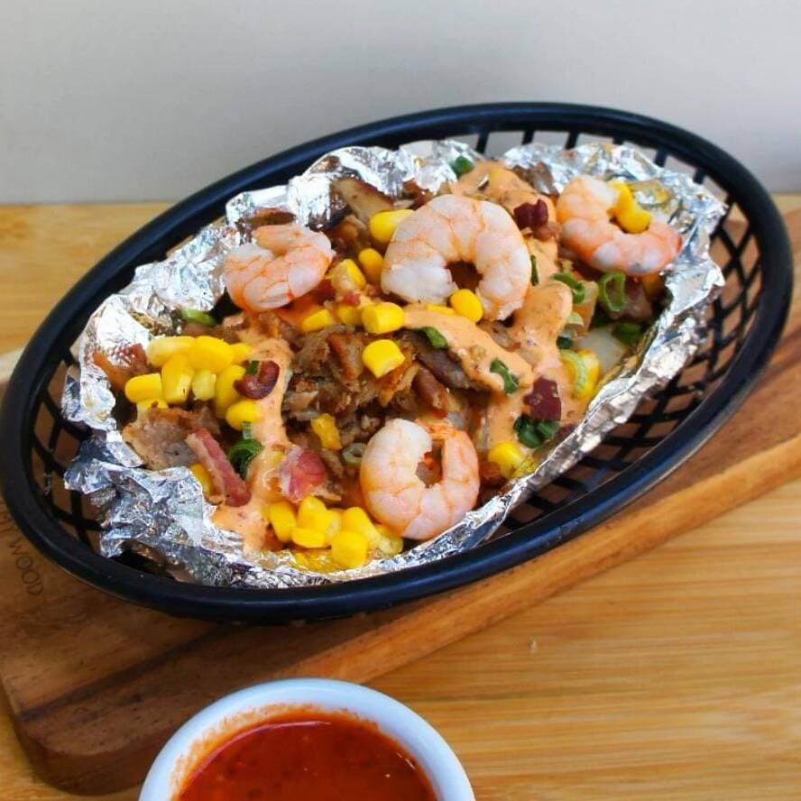 Papa Mar y Tierra con Elote + Tamarindo 500 ml