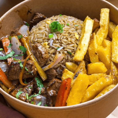 Arroz Chaufa con Lomo Salteado