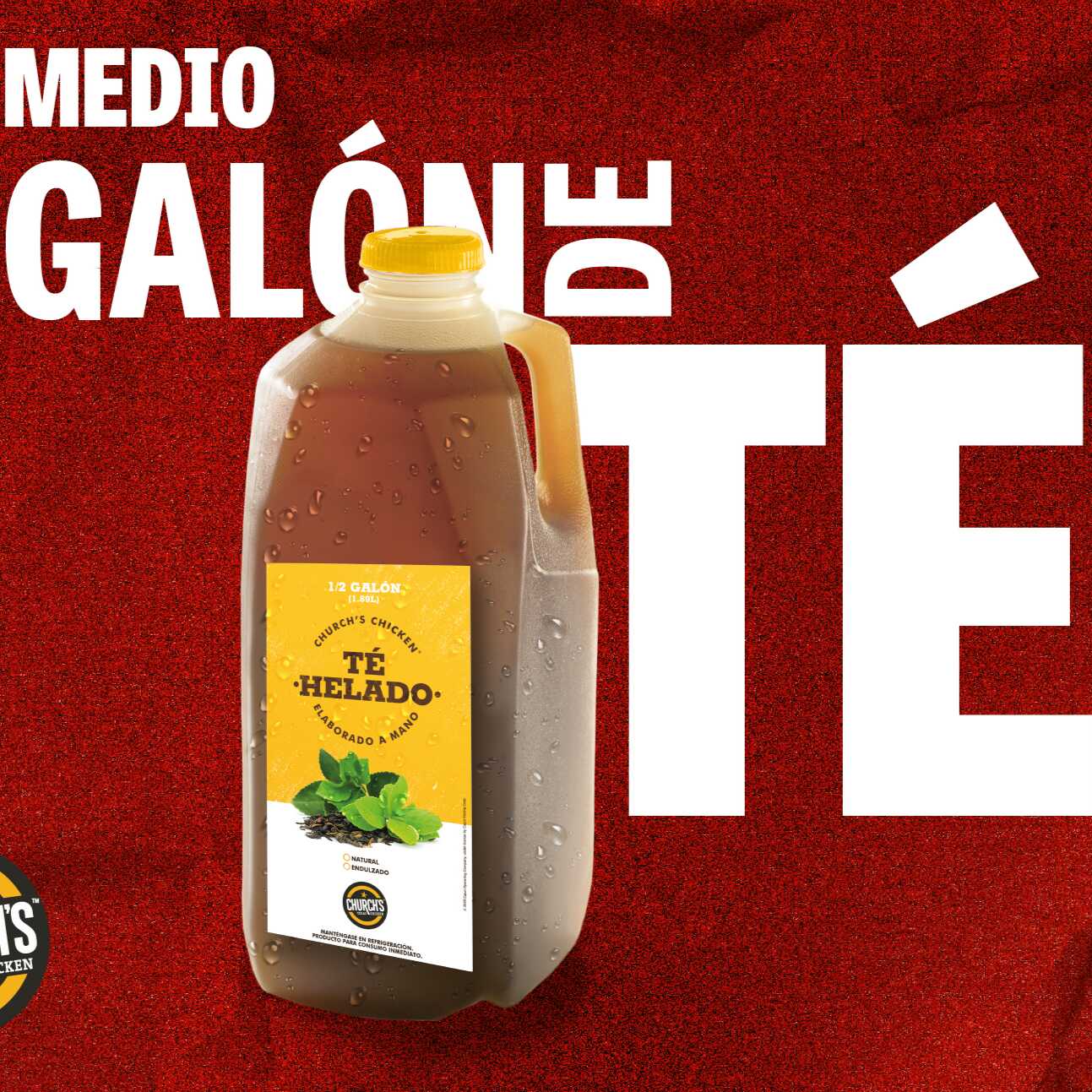 1/2 Galon de Te Helado.