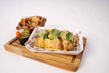 Papa al horno c/brocoli