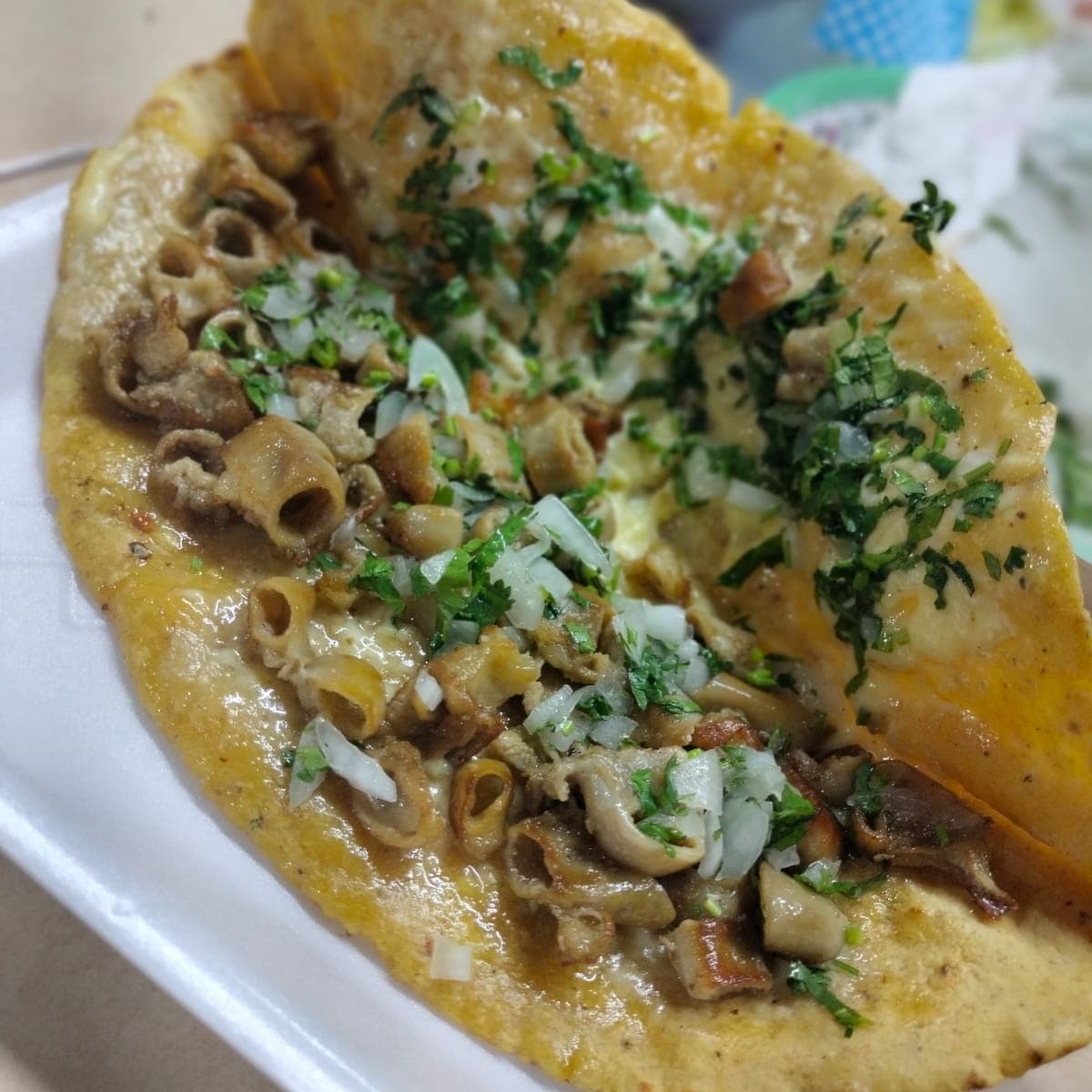 Quesadillas de Maíz de Tripa