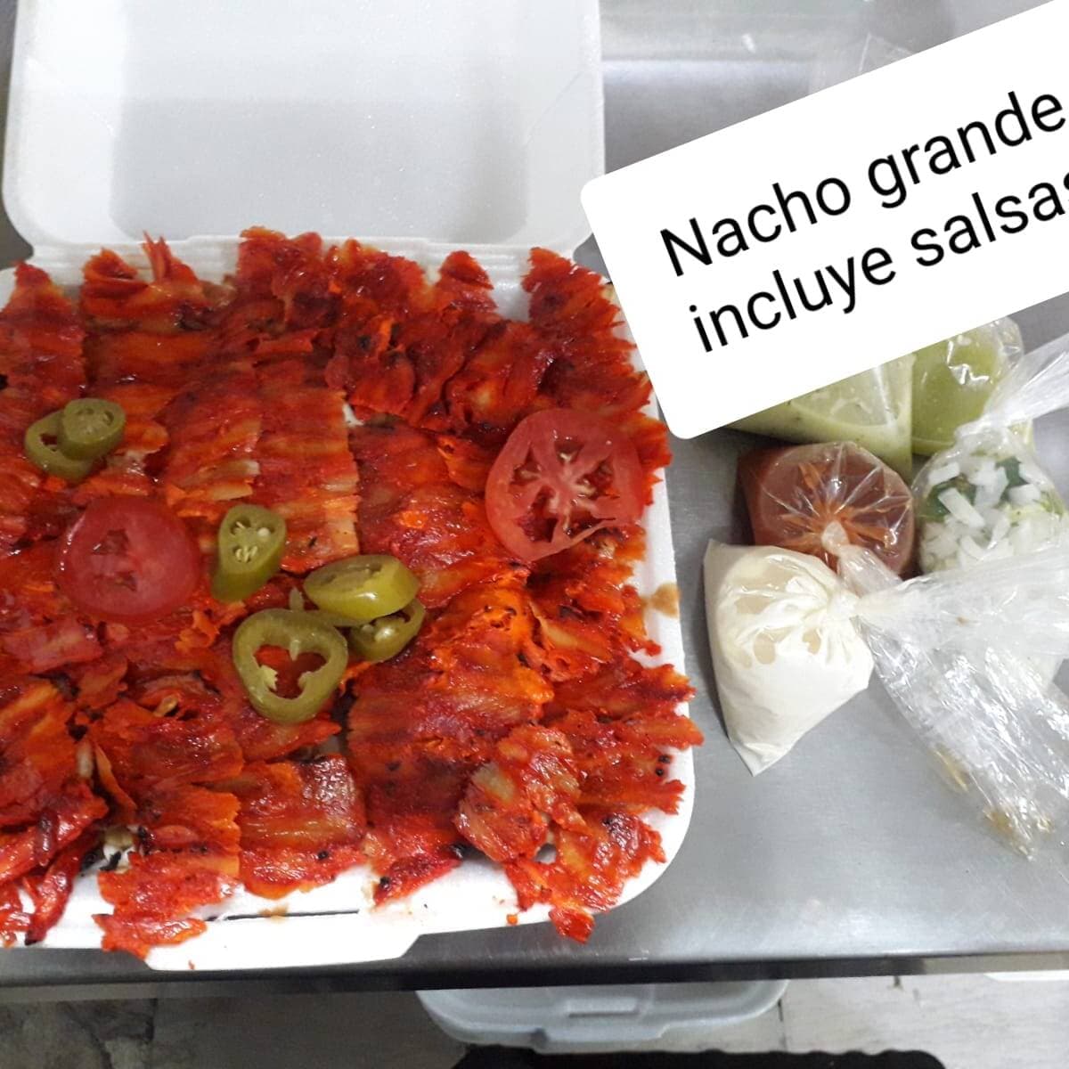 Nacho Grande Pastor a la Plancha (2 Pers.)