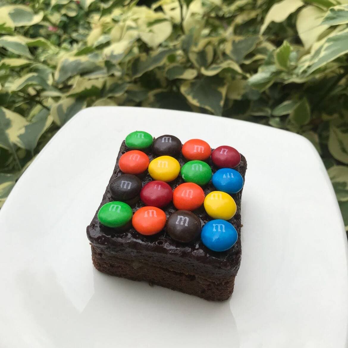 Brownie con M&M