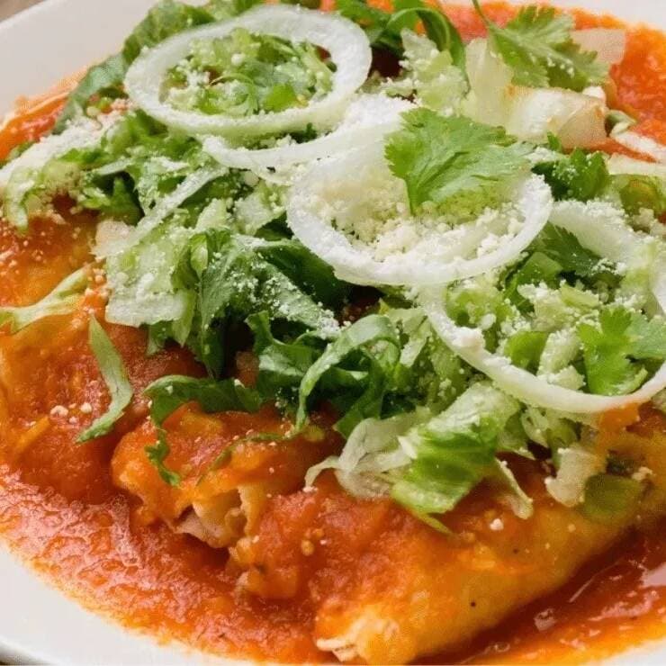 Enchiladas Rojas Sencillas