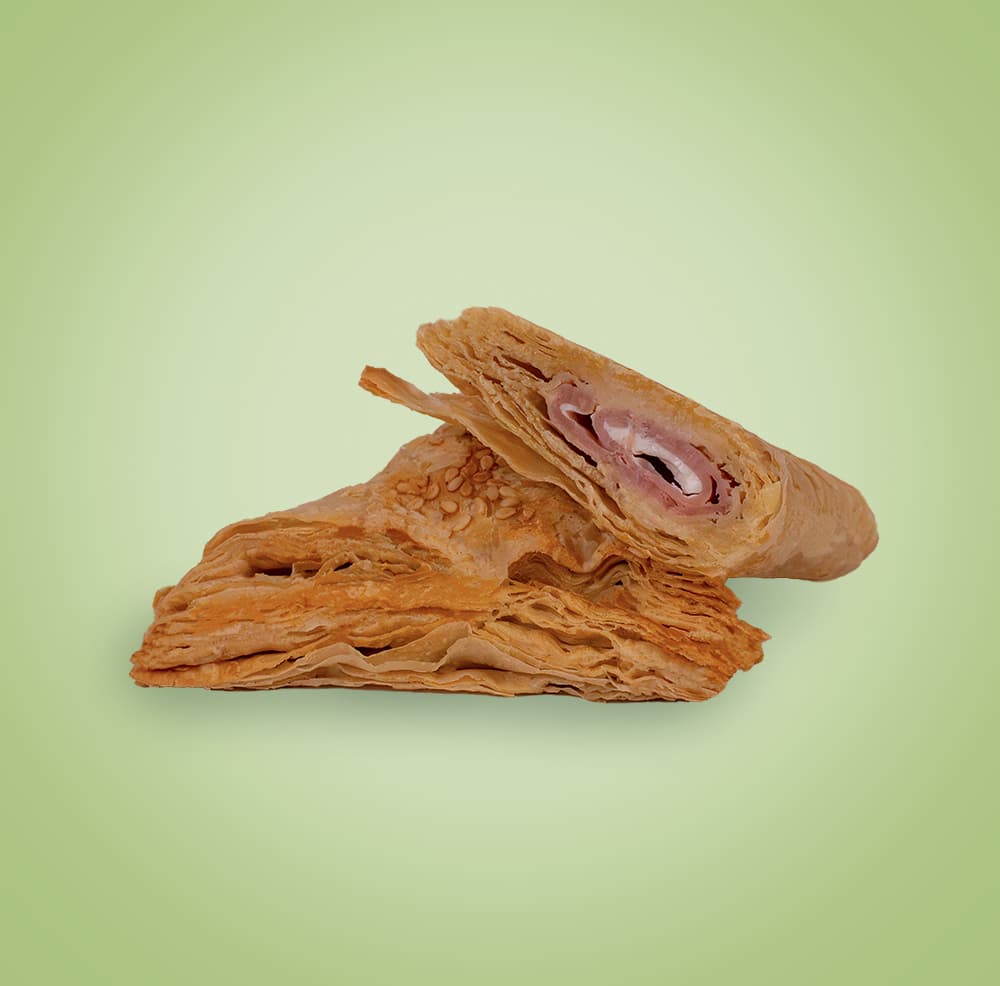 Triángulo jamón y queso