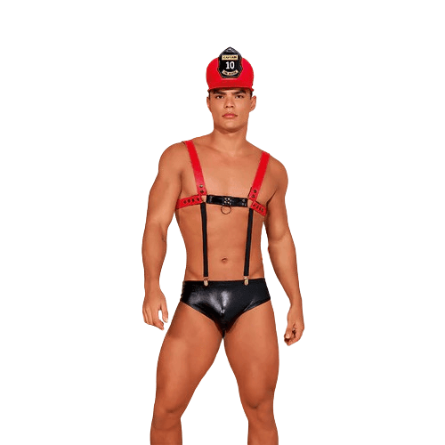 Disfraz Erotico Bombero Ladon S/M Hentai