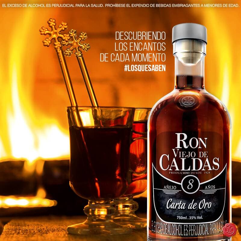 Ron Viejo De Caldas 8 Años - Botella 750 ml