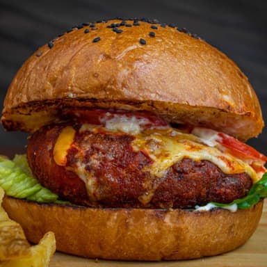 HAMBURGUESA DE POLLO BUFFALO